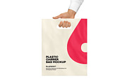 Plastic Carrier Bag Mockup, a Packaging Mockup by Green Art (Thumbnail 1 of 5)