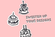 Bubble Gum Club. Playful trio font, a Handwritten Font by PaperJamLab (Thumbnail 3 of 14)