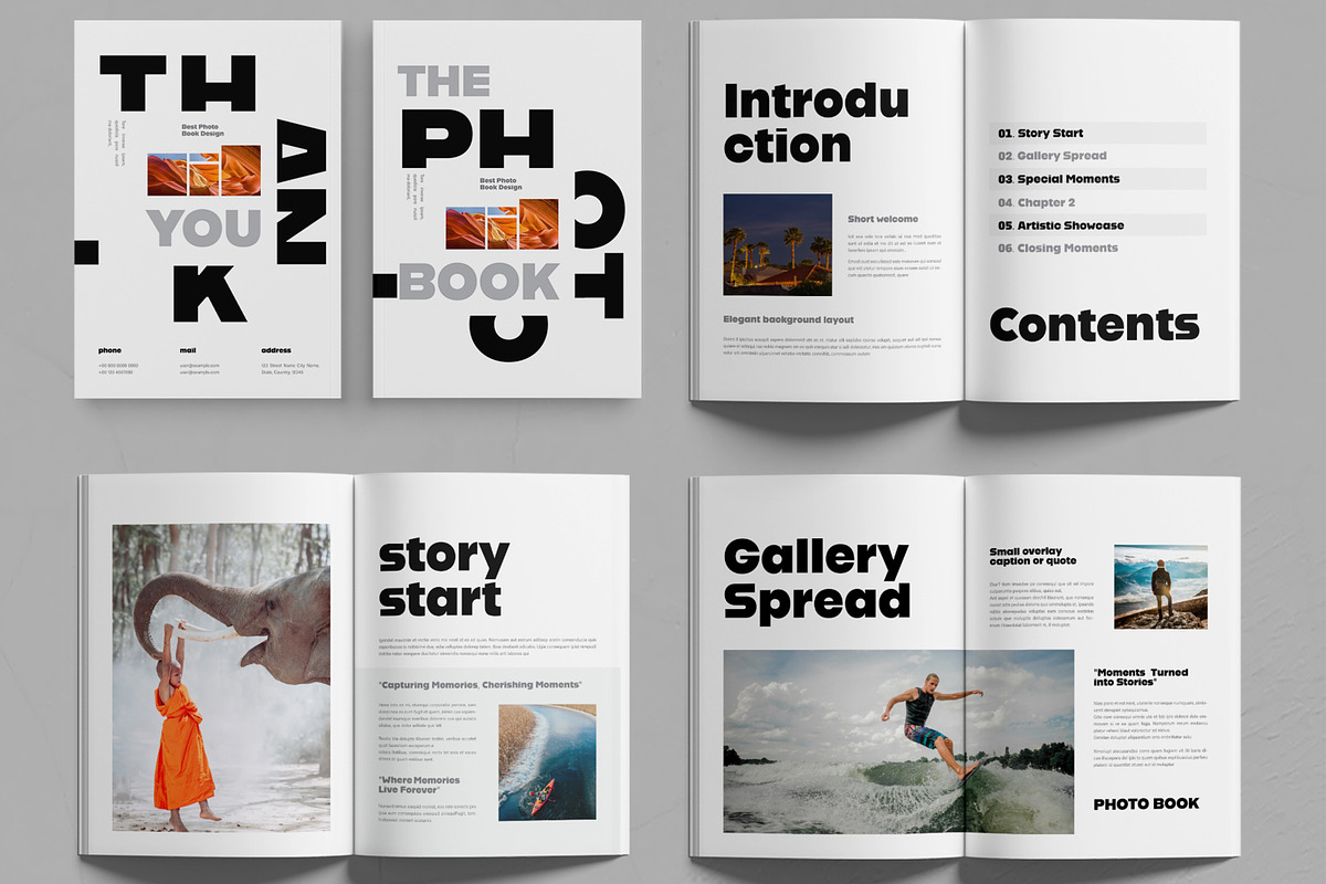 Modern Photo Book Template Design, a Brochure Template by MightyDesign (Photo 2 of 6)