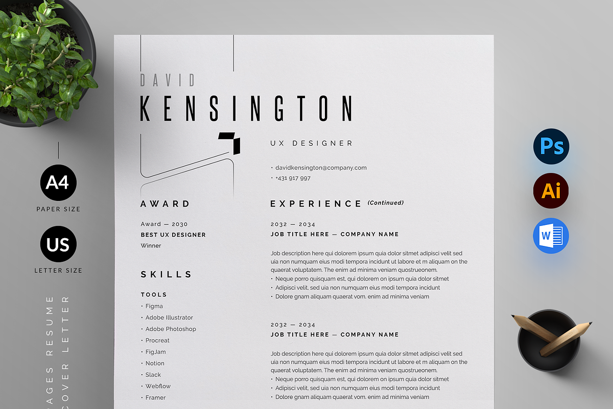 Resume/CV, a Resume Template by Reuix Studio (Photo 2 of 5)