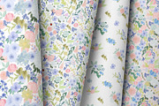 Hand-Painted Spring Floral Meadow, a Decorative Illustration by Lana Elanor (Thumbnail 5 of 16)