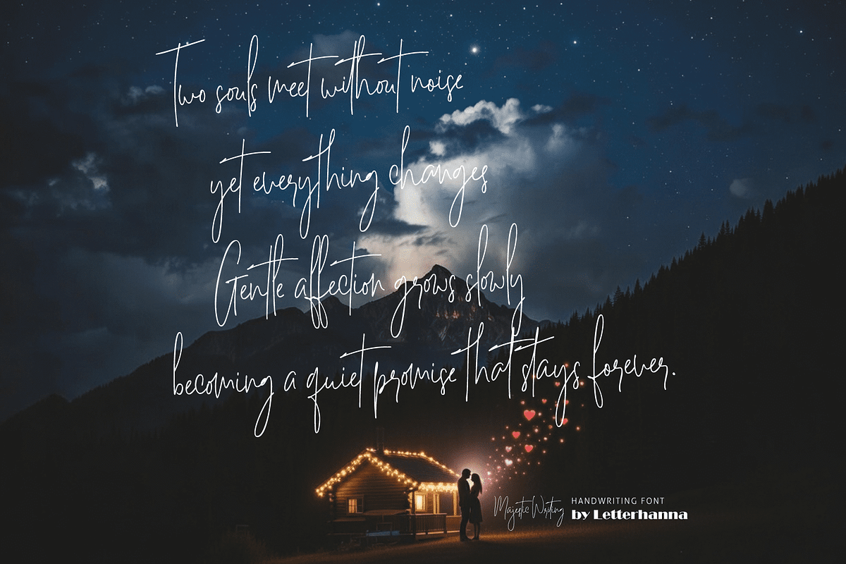 Majestic Writing Signature Font, a Handwritten Font by Letterhanna Studio (Photo 10 of 14)