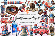 Watercolor the Great American Png, a Graphic by CitraGraphics (Thumbnail 1 of 4)