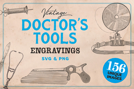 156 Victorian Doctor's Tools