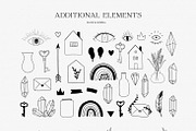 Magic outline logo. Astrology, a Graphic by Kate Macate (Thumbnail 19 of 22)