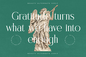 Nostalgin Beauty Alternate Serif