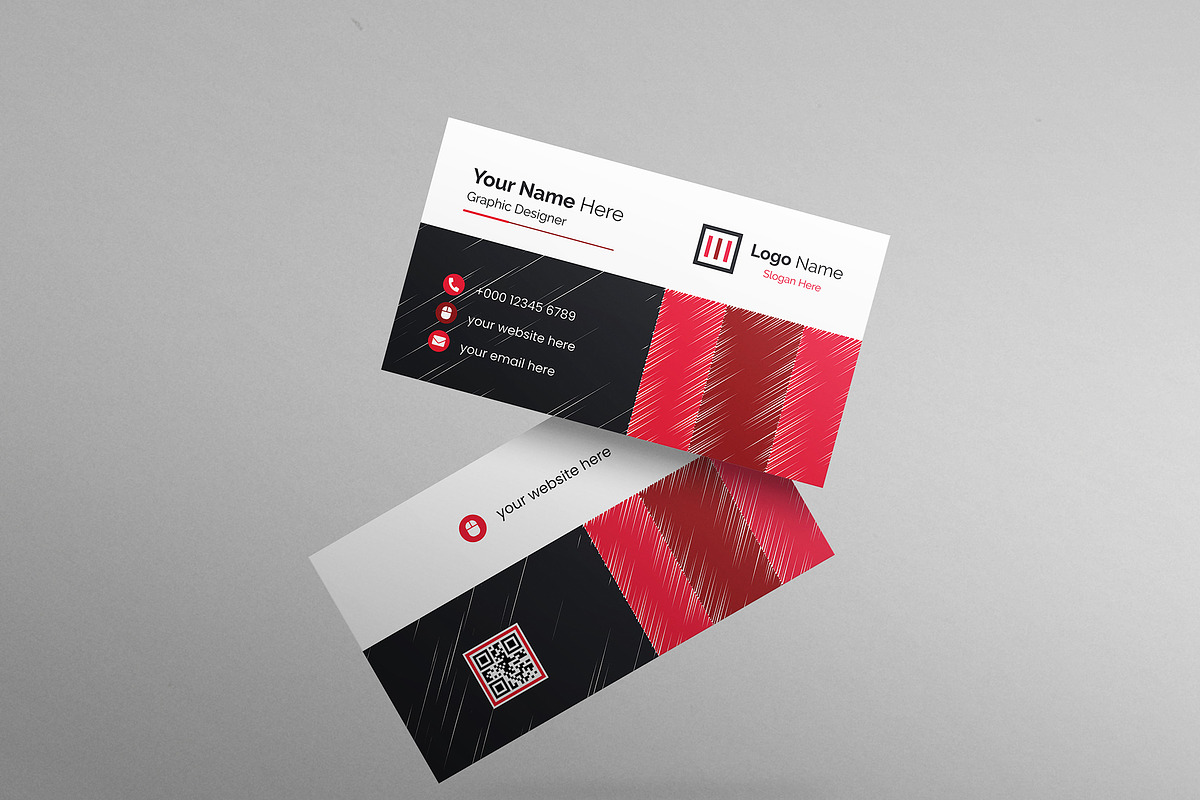 Business Card Design Template, a Business Card Template by mijli (Photo 4 of 16)