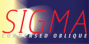Sigma Condensed, a Sans Serif Font by Wiescher-Design (Thumbnail 2 of 11)
