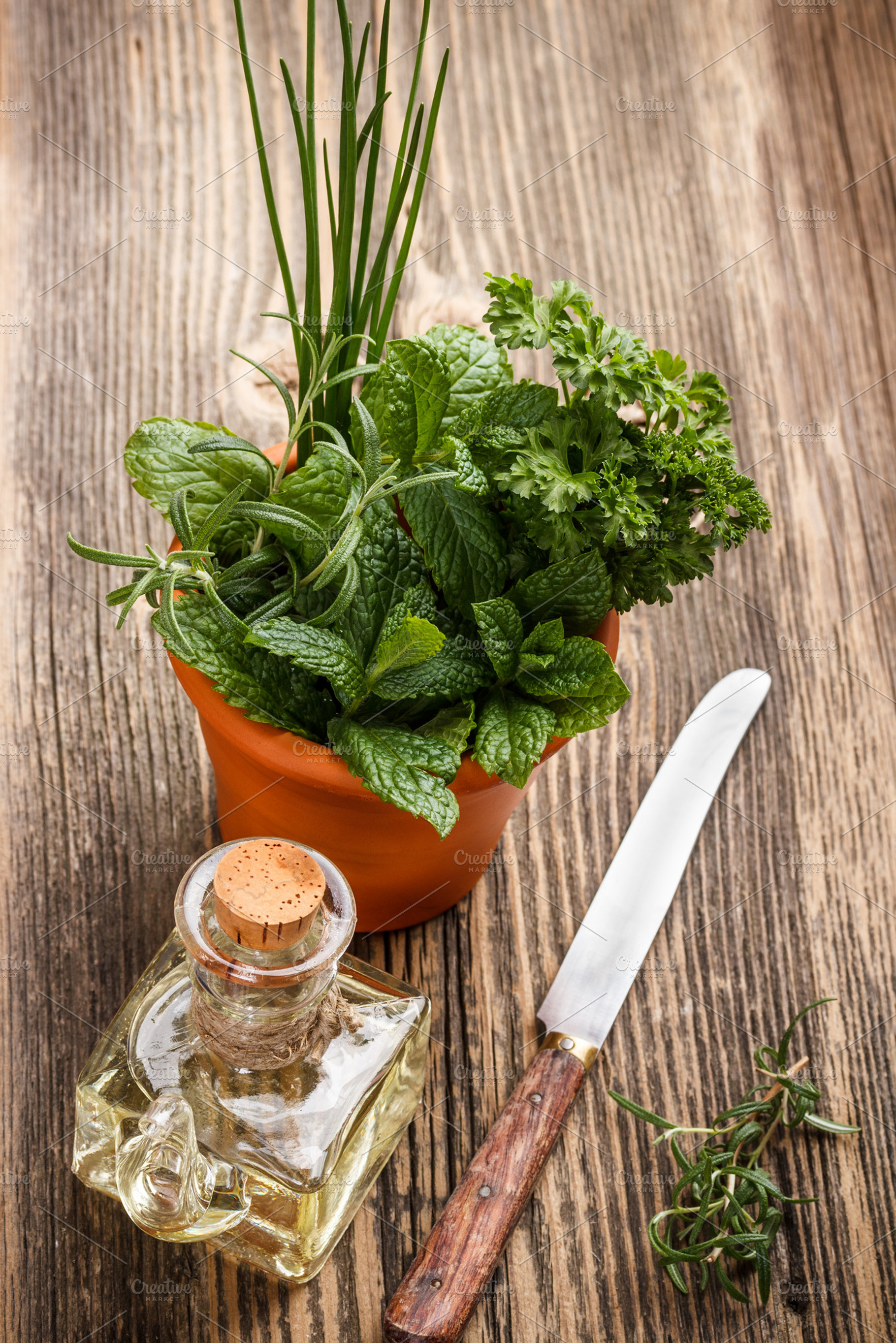 Spices and oil