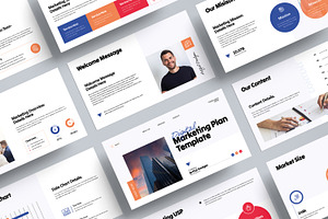 Marketing Plan Presentation Template, a Presentation Template by MightyDesign