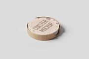 Coaster Mockup, a Product Mockup by MrLetters (Thumbnail 4 of 5)