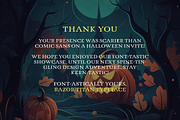Razor Titan - Halloween Typeface, a Serif Font by HipFonts (Thumbnail 6 of 8)