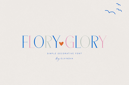 Flory Glory Font
