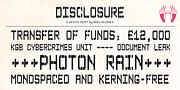 Disclosure, a Sans Serif Font by Device (Thumbnail 7 of 10)