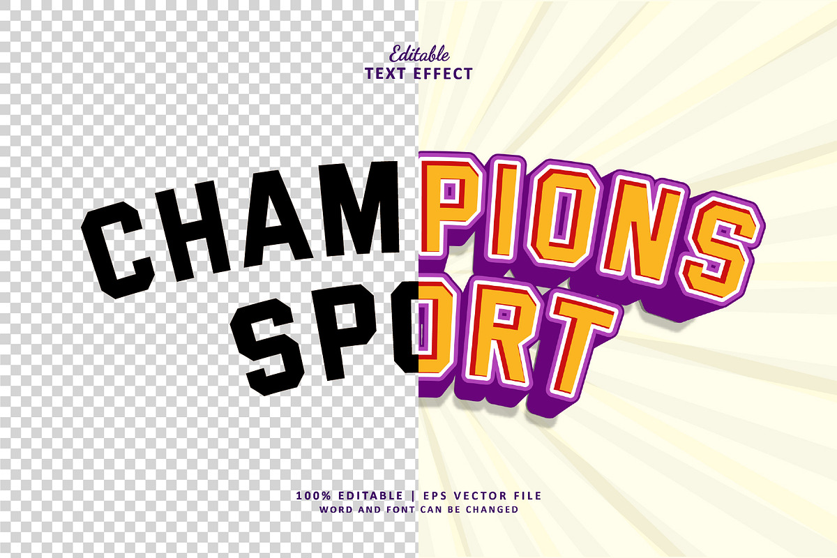 Text Effect Sport, a Layer Style Add-On by Navy Graphic (Photo 2 of 2)