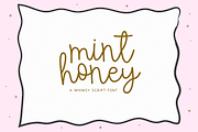 Mint Honey | Whimsy Script Font, a Script Font by KA Designs (Thumbnail 1 of 11)