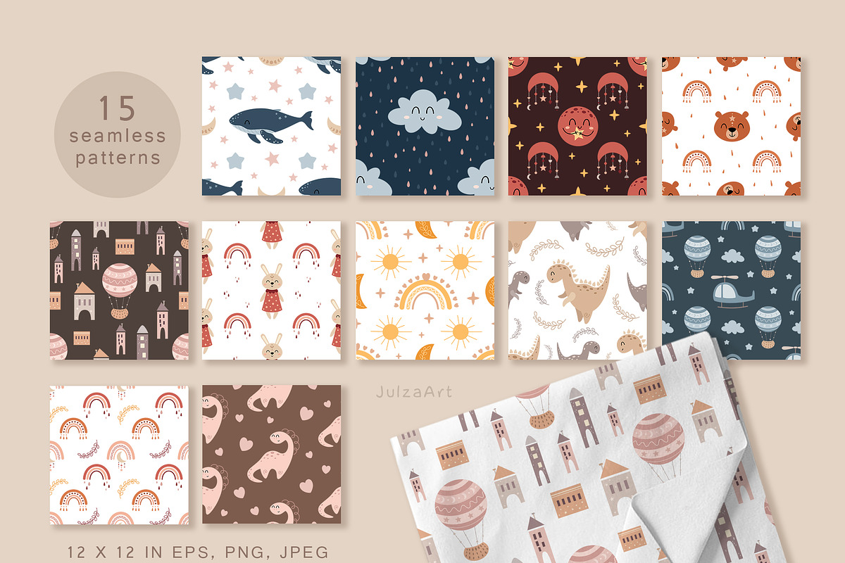 Boho baby collection, an Object Illustration by JulzaArt (Photo 7 of 9)