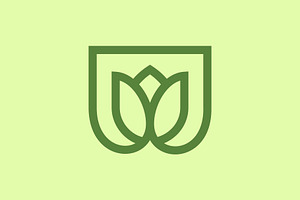 Letter U Flower Logo Design, a Branding & Logo Template by Buqancreative