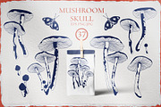 MUSHROOM SKULL, a Person Illustration by LanaDzi (Thumbnail 4 of 11)