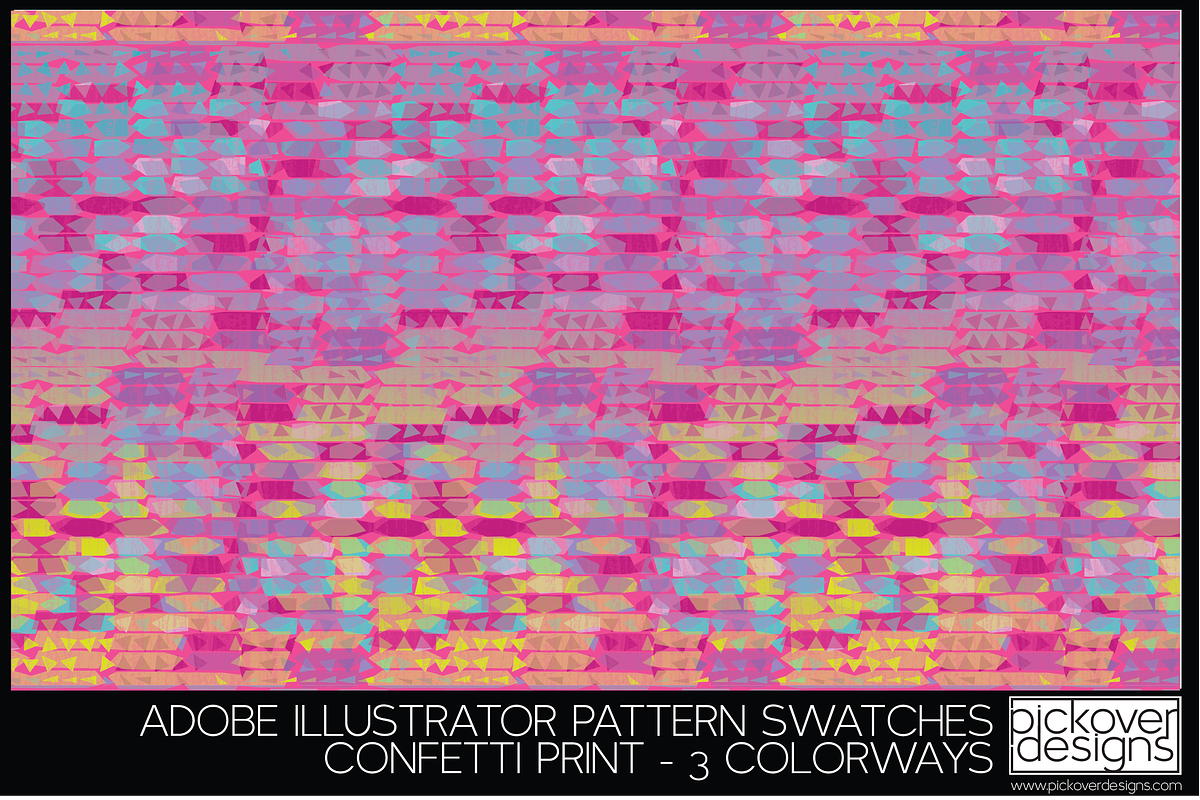 Confetti Print Swatches, a Pattern Graphic by Pickover Designs (Photo 3 of 4)