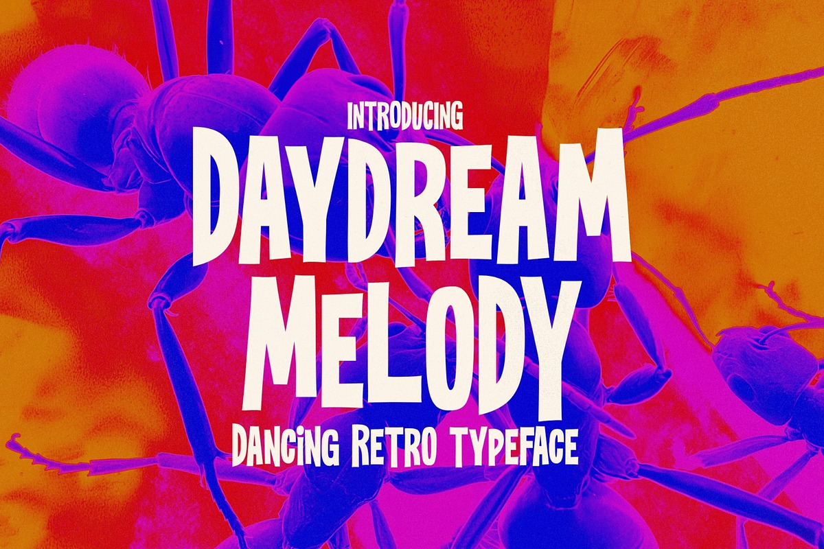 Daydream Melody - Mid Century Modern, a Sans Serif Font by HipFonts (Photo 1 of 7)