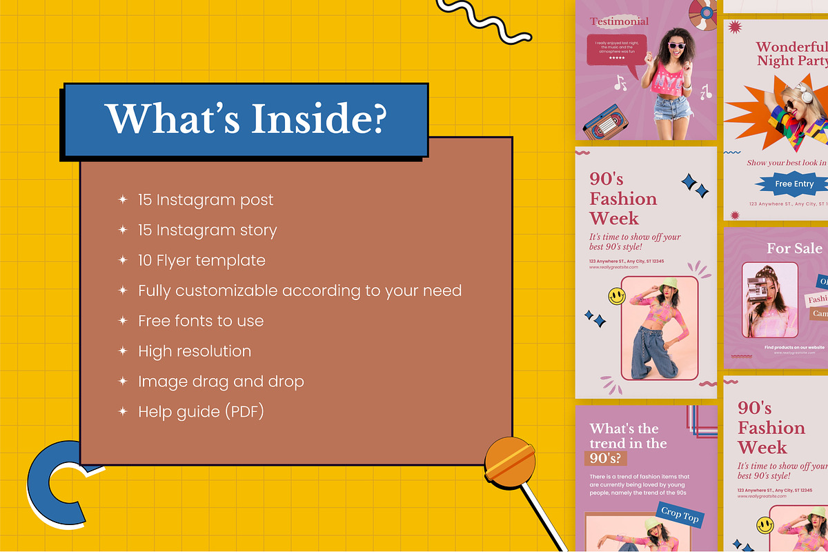 Playful Podcast 3in1 Canva Template, a Social Media Template by Brandearth RRGraph (Photo 2 of 11)