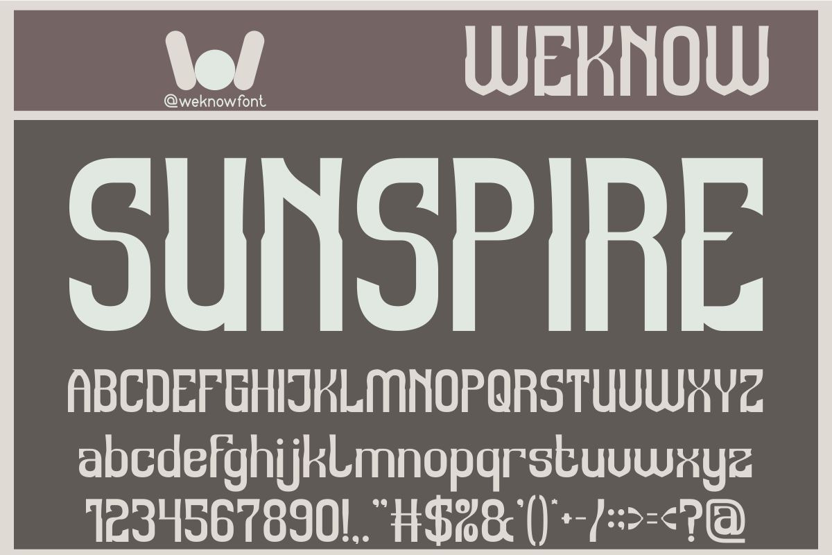 Attraction font, a Font by weknow (Photo 2 of 8)