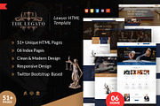 Legato Lawyer Attorney and CA HTML, a Bootstrap Template by Webstrot Technology (Thumbnail 1 of 2)