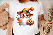 Cute Funny Ghost Pumpkin Halloween, an Illustration by Dream Creation (Thumbnail 4 of 5)