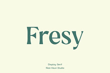 Fresy - Display Serif