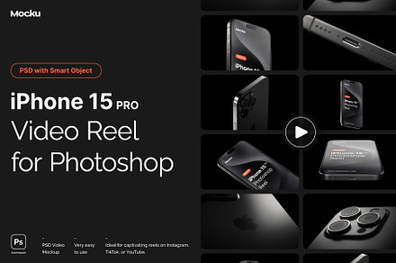 iPhone 15 PRO Photoshop Video Reel