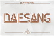 DAESANG SPACE FONT, a Font by 177Studio (Thumbnail 1 of 8)