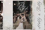 Glitter. Festive font with sparks, a Script Font by AnMark (Thumbnail 3 of 17)