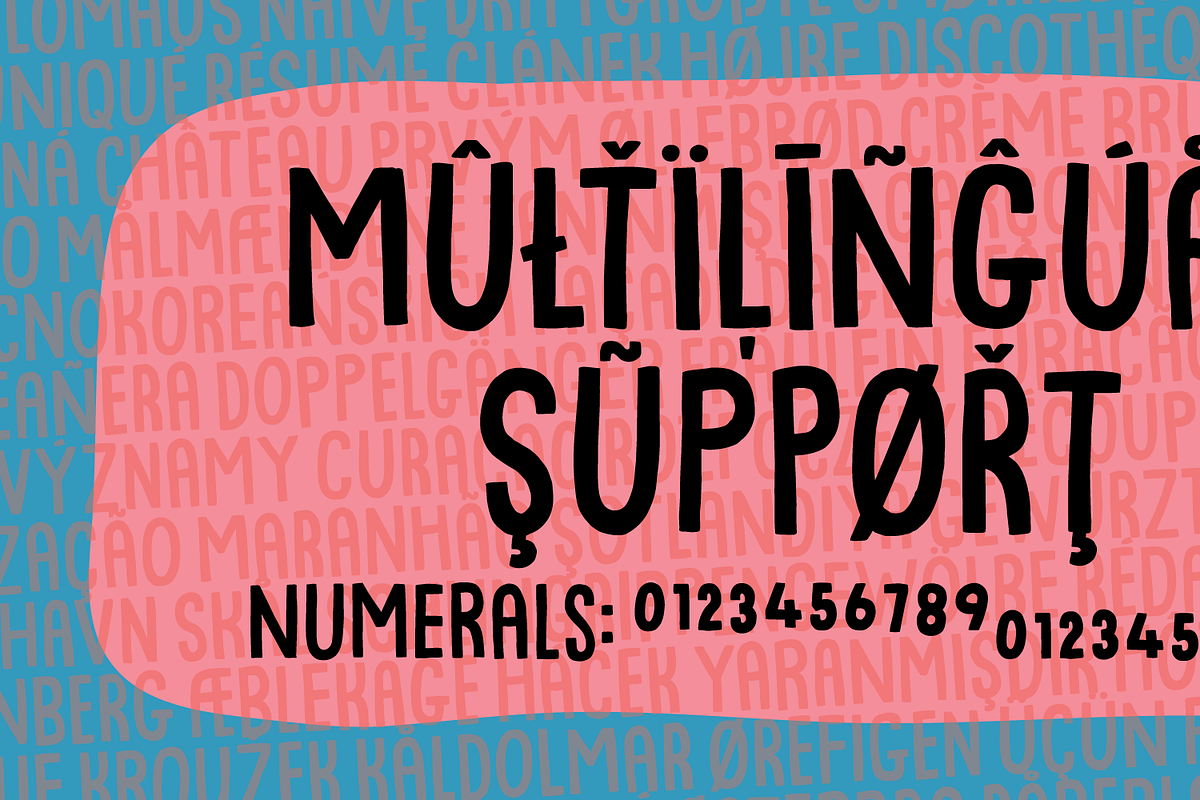 Quite Blue, a Sans Serif Font by pizzadudedotdk (Photo 8 of 8)
