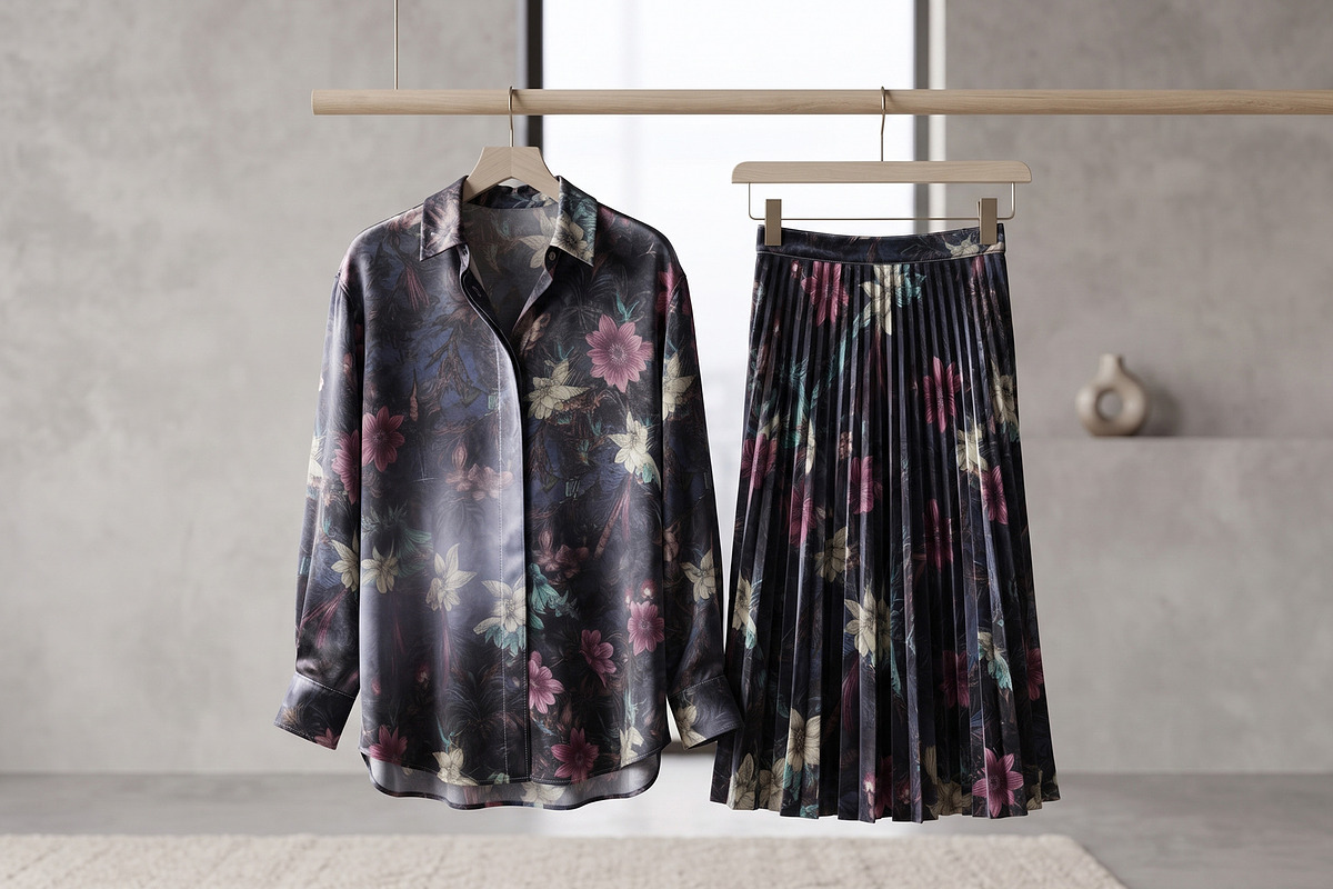 Dark Blooms - Seamless Patterns, a Pattern Graphic by texvogue (Photo 4 of 10)