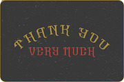 Hoodlum label font, a Symbol Font by Heather_insane (Thumbnail 6 of 6)