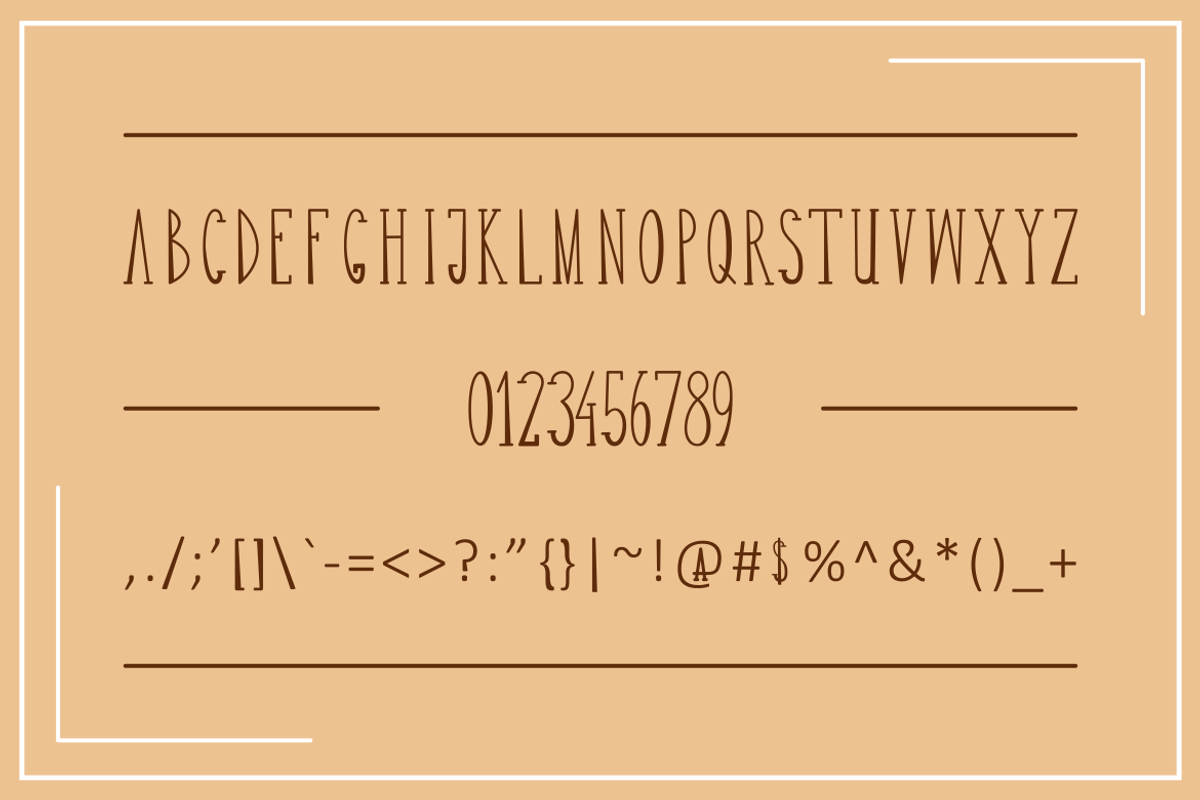 Avelia Lineart Font, a Sans Serif Font by brahamb_design (Photo 3 of 3)
