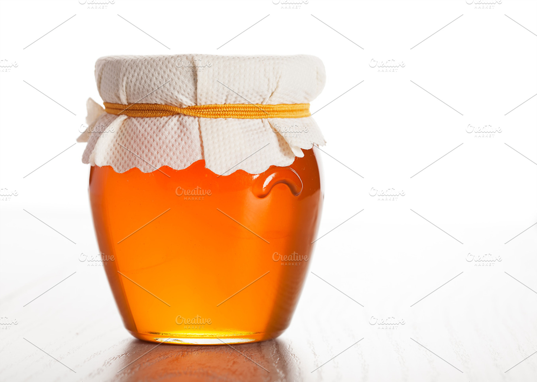 Glass Jar With Honey Stock Photo Containing Background And Closeup