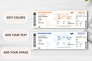 Editable Boarding Pass Template, a Card Template by YasdeyDesigns (Thumbnail 7 of 8)