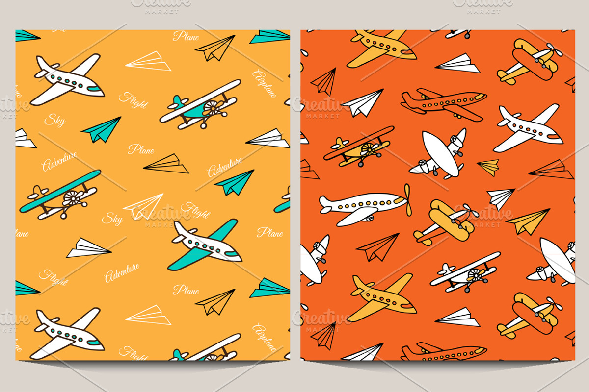 10 transport seamless pattern, a Pattern Graphic by EvgeniaV (Photo 3 of 8)