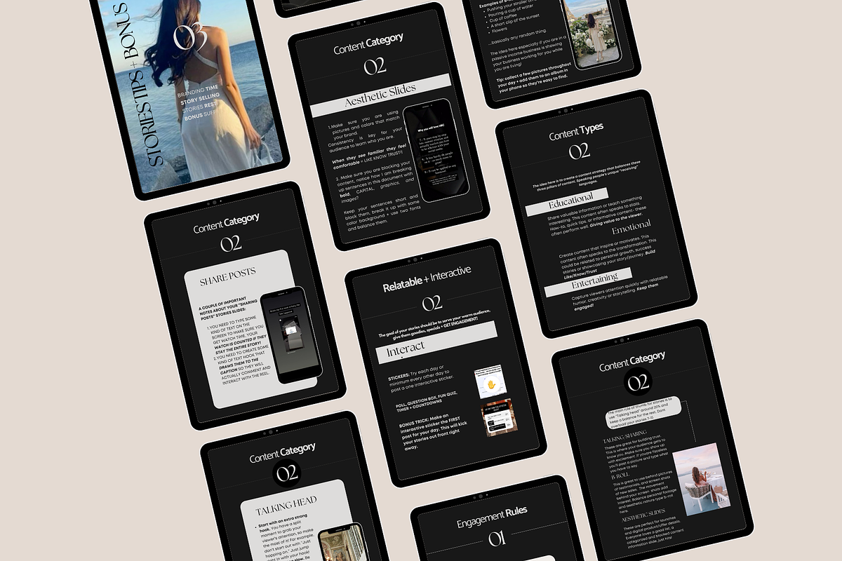 MRR Sell On Stories Guide PLR, a Marketing Template by Design By Hira (Photo 4 of 9)
