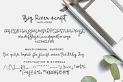 Big River sans and script font duo, a Sans Serif Font by Ana's Fonts (Thumbnail 6 of 9)