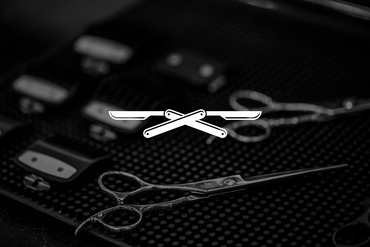 Straight Razor Barber Logo, a Branding & Logo Template by Luxury Logos (Photo 2 of 4)