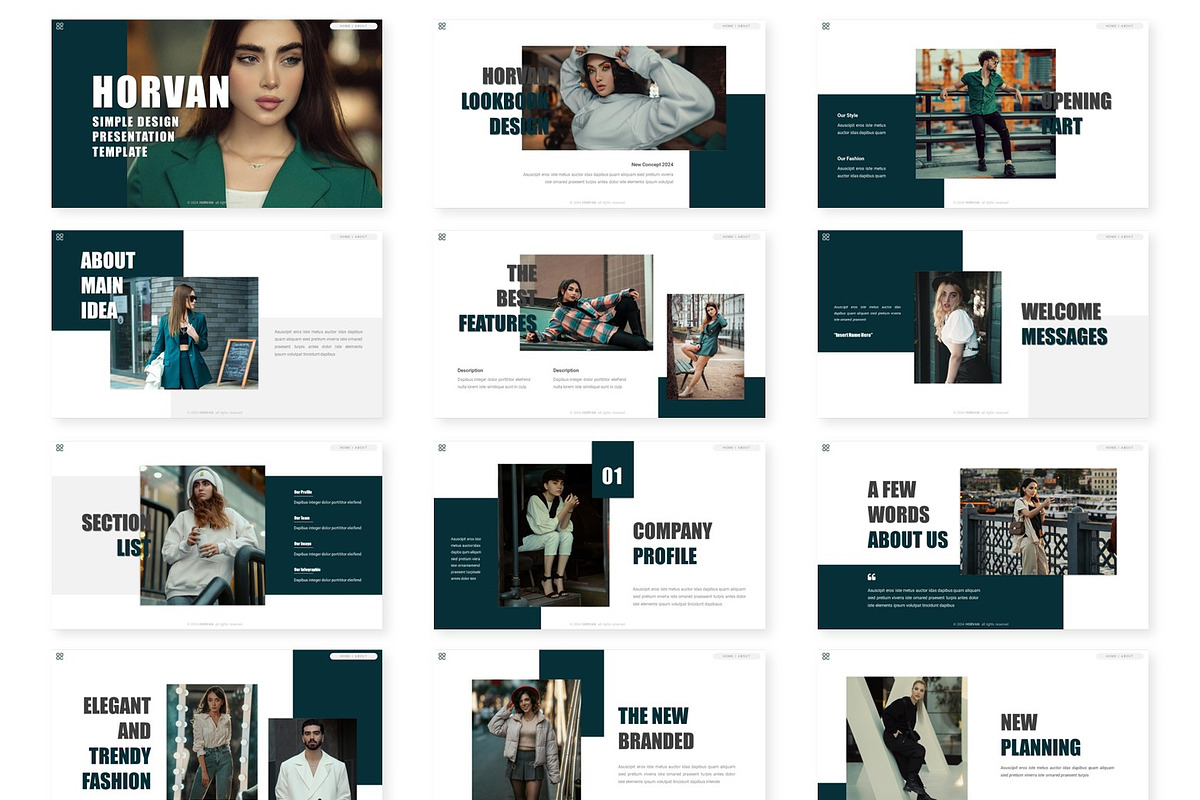Horvan - Google Slides Template, a Presentation Template by inspirasign (Photo 2 of 4)