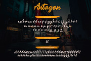 Antagon Brush Script Font, a Script Font by RantautypeStudio (Thumbnail 15 of 15)