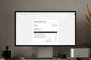 Business Invoice / Quotation, a Stationery Template by Anjum Ilyas (Thumbnail 4 of 4)