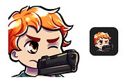 12 Red Hair Chibi Boy Twitch Emotes, an Illustration by Custom Fonts & Patterns (Thumbnail 4 of 12)