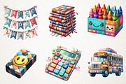 Patchwork Back To School Sublimation, an Illustration by RobertsArt (Thumbnail 7 of 7)