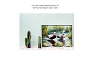 Watercolor Duck Pond Set 1, an Animal Illustration by Kat's Artful Creations (Thumbnail 4 of 9)