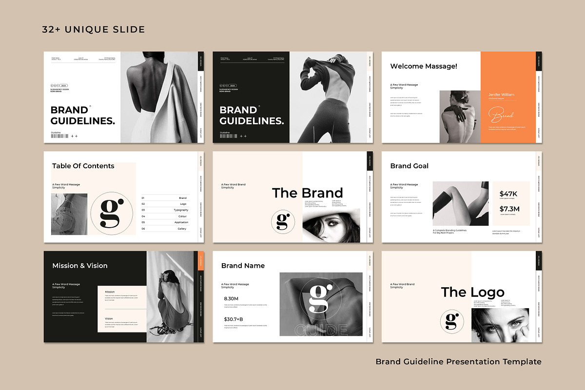 Brand Guidelines Template, a Presentation Template by Slideagency (Photo 6 of 11)
